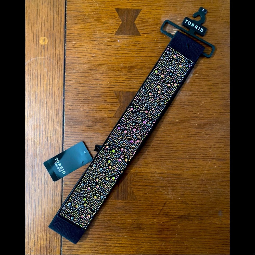 Rhinestone Studded Belt